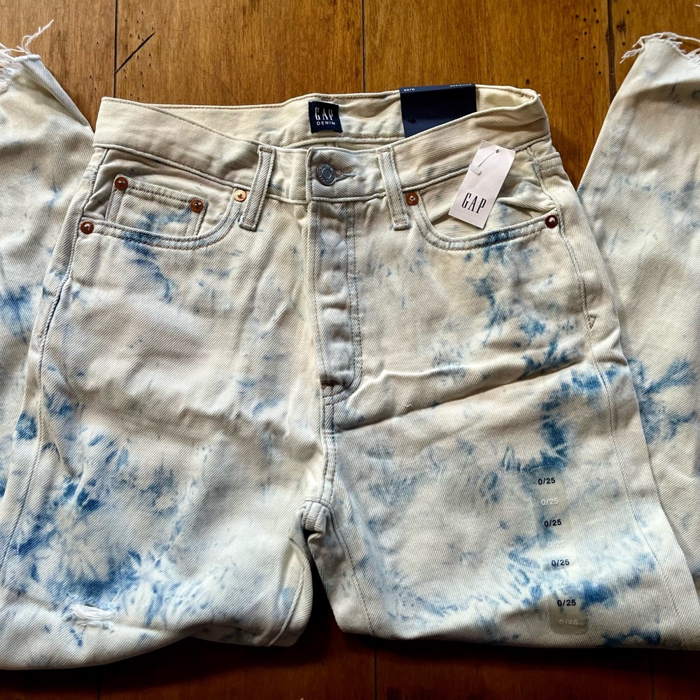 GAP Women’s Blue Tie-Dye Jeans